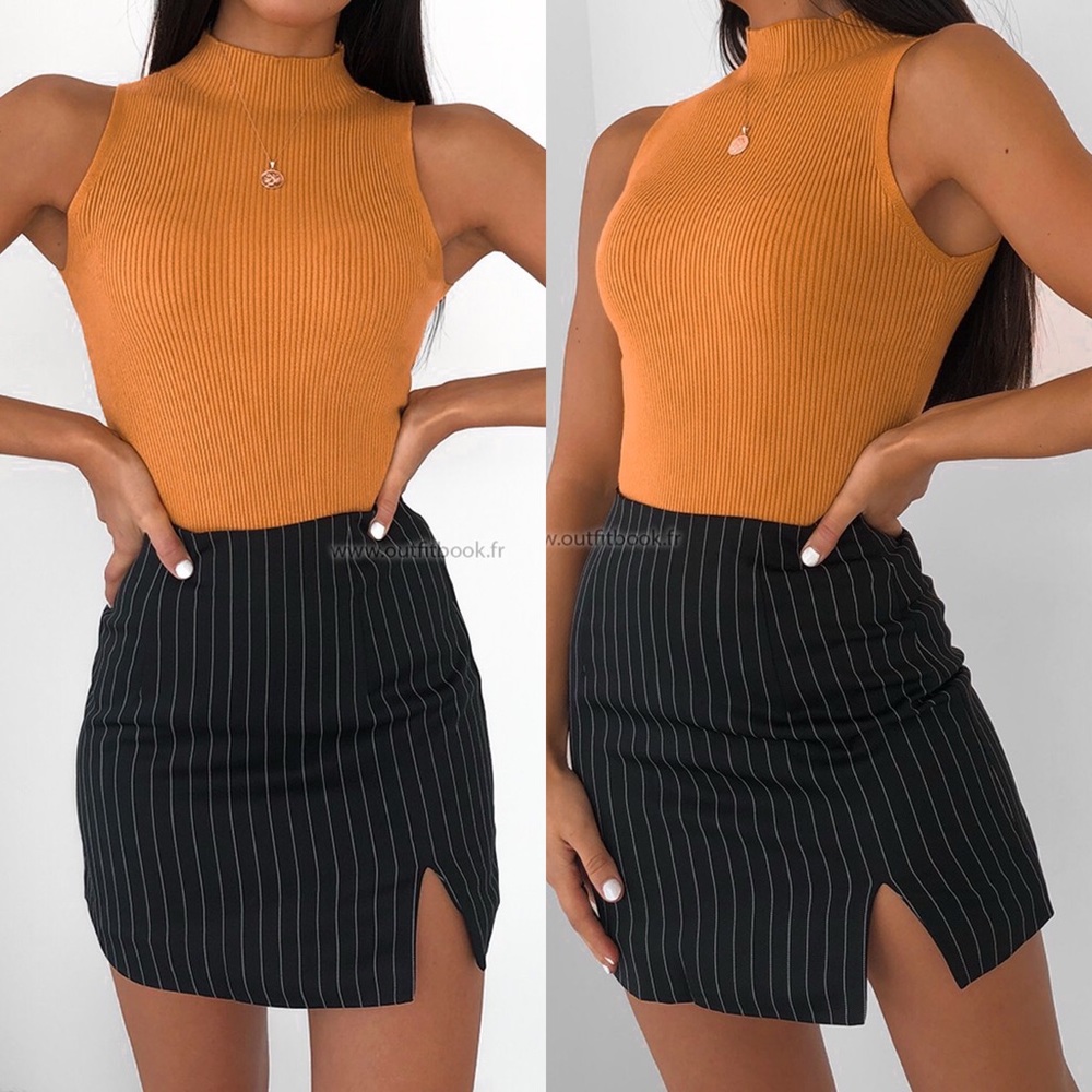 ❌ SOLD BP Turtleneck Sleeveless Top